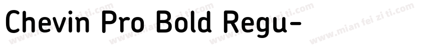 Chevin Pro Bold Regu字体转换